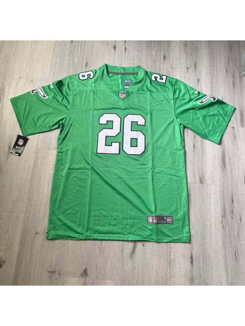 Saquon Barkley Philadelphia Eagles Kelly Green Jersey Adult XXL NWT
